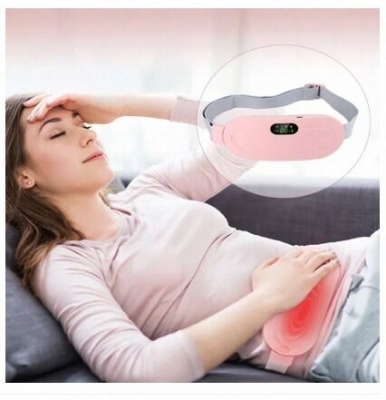 Picture of Portable Cordless Heating Pad with 6 Heat Levels & 6 Massage Modes-Multicolor