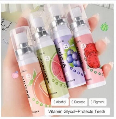 Picture of Fruity Long-Lasting Fresh Mouth Spray-Multicolor