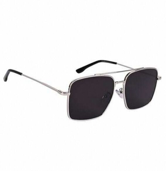 Picture of Smart Sunglass For Men High Quality Matel Body Silver Frame and Black Glass-Multicolor