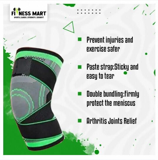 Picture of Longfin 3D Knee Cap, Adjustable Knee Support Brace-Multicolor