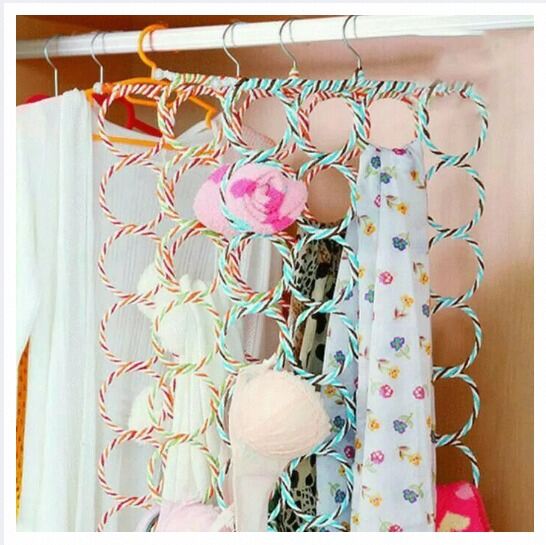 Picture of 28 Hole Hijab Hanger Length 75 Cm Wide: 40 Cm cloth hanger-Multicolor