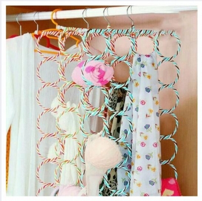 Picture of 28 Hole Hijab Hanger Length 75 Cm Wide: 40 Cm cloth hanger-Multicolor