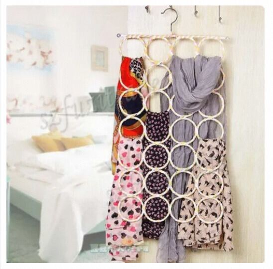 Picture of 28 Hole Hijab Hanger Length 75 Cm Wide: 40 Cm cloth hanger-Multicolor