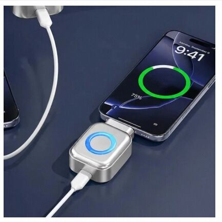 Picture of Type-C 140W Fast Charging Adapter with Auto Stop Charging Protection-Silver