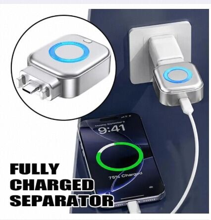Picture of Type-C 140W Fast Charging Adapter with Auto Stop Charging Protection-Silver