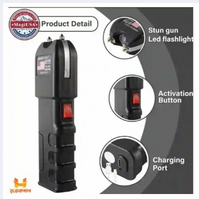 Picture of High Quality Electric Shocking Gun n Flaslight-Black