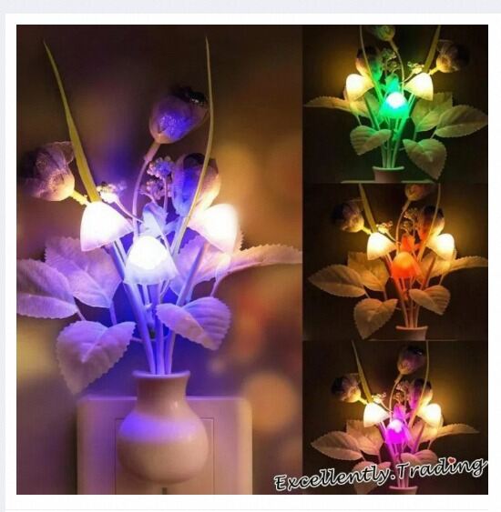 Picture of LED Mushroom Dim Light 0.3 Watt-Multicolor