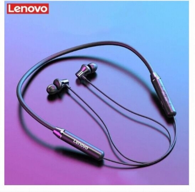 Picture of Lenovo HE05X Bluetooth 5.0 Earphones Waterproof Wireless HIFI Sound Magnetic Neckband Headset Sports Headphones-কালো