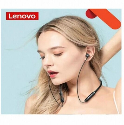 Picture of Lenovo HE05X Bluetooth 5.0 Earphones Waterproof Wireless HIFI Sound Magnetic Neckband Headset Sports Headphones-কালো
