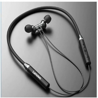Picture of Lenovo HE05X Bluetooth 5.0 Earphones Waterproof Wireless HIFI Sound Magnetic Neckband Headset Sports Headphones-কালো