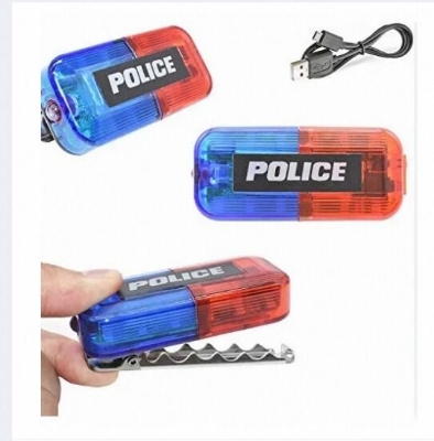 Picture of Traffic Guidance Red Blue Security LED Warning Shoulder Light/sholder light With Charger-Multicolor