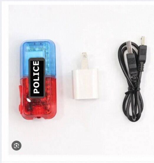 Picture of Traffic Guidance Red Blue Security LED Warning Shoulder Light/sholder light With Charger-Multicolor