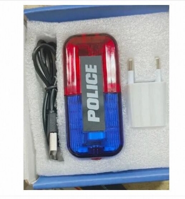 Picture of Traffic Guidance Red Blue Security LED Warning Shoulder Light/sholder light With Charger-Multicolor