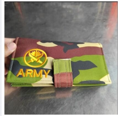 Picture of Camo Fabric Highly styles long wallet for men - with Mobile and cards pocket, premium quality Easy To Carry army wallet-Multicolor