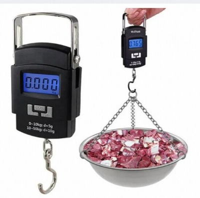 Picture of Portable Digital Hanging Scale, 50KG Capacity-Multicolor