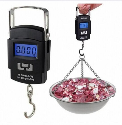 Picture of Portable Digital Hanging Scale, 50KG Capacity-Multicolor