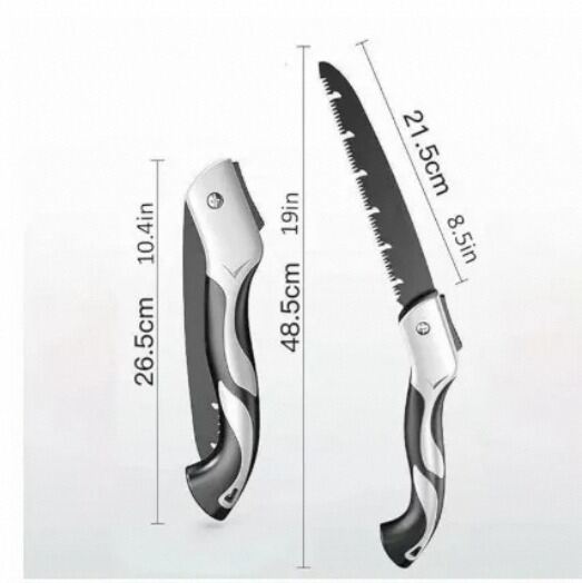 Picture of Folding Hand Saw, 3-Sided Gear Grinding Saw for Woodworking & Gardening-Multicolor