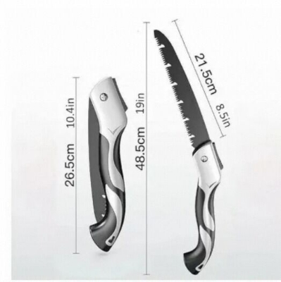 Picture of Folding Hand Saw, 3-Sided Gear Grinding Saw for Woodworking & Gardening-Multicolor