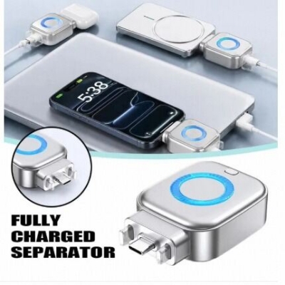 Picture of USB-C Fully Charged Separator Smart Auto Power-Off Charging Adapter Prevent Overcharging For Laptops Phones Chargers-Multicolor