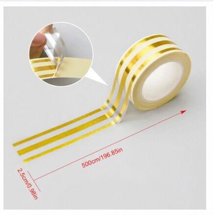 Picture of 1 Roll New 5M Self-Adhesive Tile Stickers Tape Floor Waterproof Wall Gap Sealing Strip Tile Beauty Seam Sticker Home Decoration-Multicolor