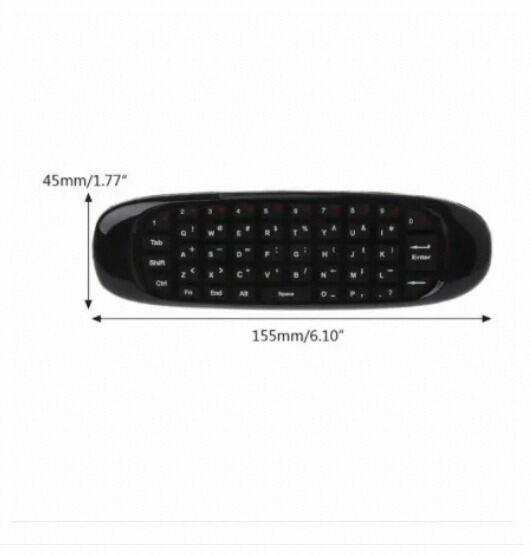 Picture of C120 Fly Air Mouse With Keyboard Rechargeable-Multicolor