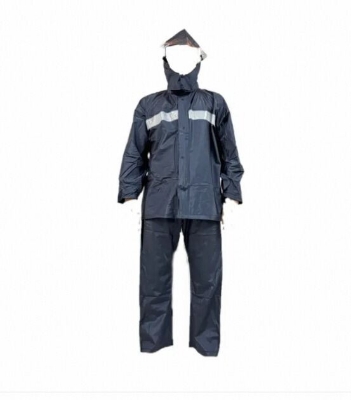 Picture of YIFANG TIAN vehicle raincoat rain pants set outdoor riding adult split takeaway reflective fashion transparent raincoat 5475/ Orginal police rain coat-Blue