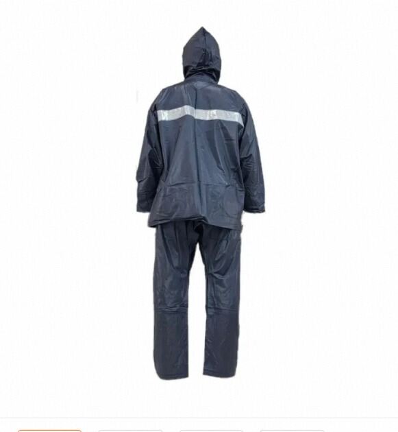 Picture of YIFANG TIAN vehicle raincoat rain pants set outdoor riding adult split takeaway reflective fashion transparent raincoat 5475/ Orginal police rain coat-Blue
