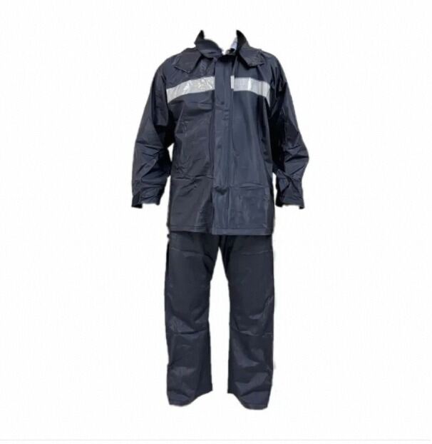 Picture of YIFANG TIAN vehicle raincoat rain pants set outdoor riding adult split takeaway reflective fashion transparent raincoat 5475/ Orginal police rain coat-Blue