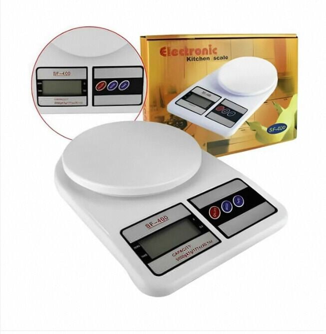 Picture of Kitchen Weight Scale Machine Digital Kitchen Weight Machine Model SF400 Weight Machine Mini Weight Measuring Scale With Digital Display-Multicolor