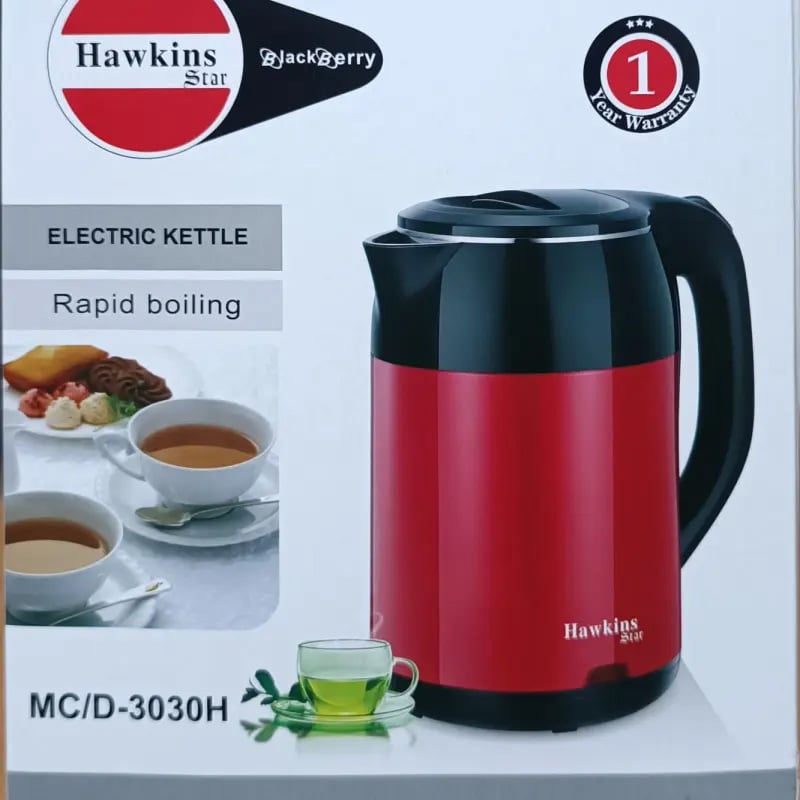 Picture of Prestige Electric Kettle 2L - Stainless Steel Body, 1500W Power - MC/2929P/D-2928 - Voltage: 220V, Frequency: 50Hz