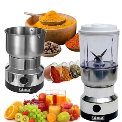 Picture of Nima Magic 2-in-1 Electric Blender and Grinder - Silver