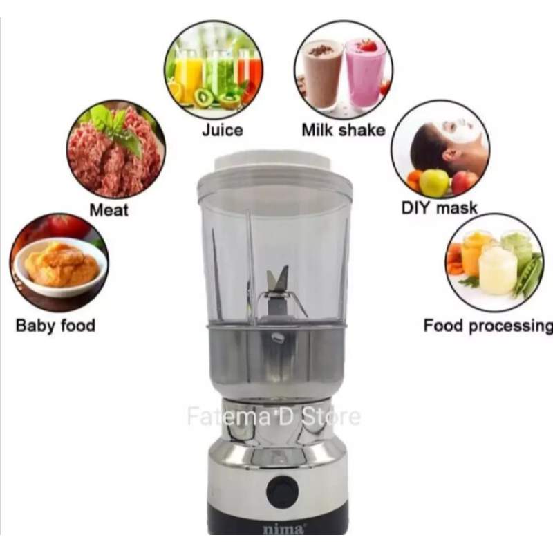 Picture of Nima Magic 2-in-1 Electric Blender and Grinder - Silver