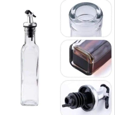 Picture of Transparent Glass Olive Oil Bottle - 250ml