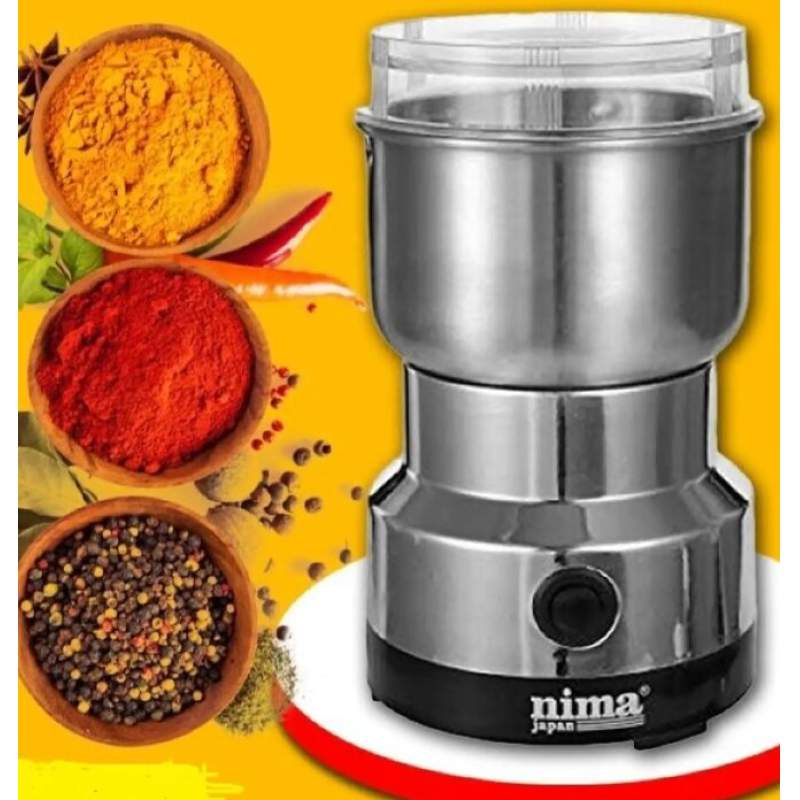 Picture of Nima NM-8300 Mini Portable Electric Grinder - Stainless Steel - Silver