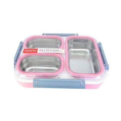 Picture of Tedemei 3-Compartment Stainless Steel Lunch Box - 1200ml