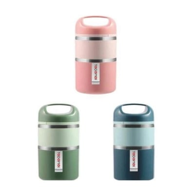 Picture of Tedemei 2-Layer Food Grade Stainless Steel Lunch Box - Multicolor