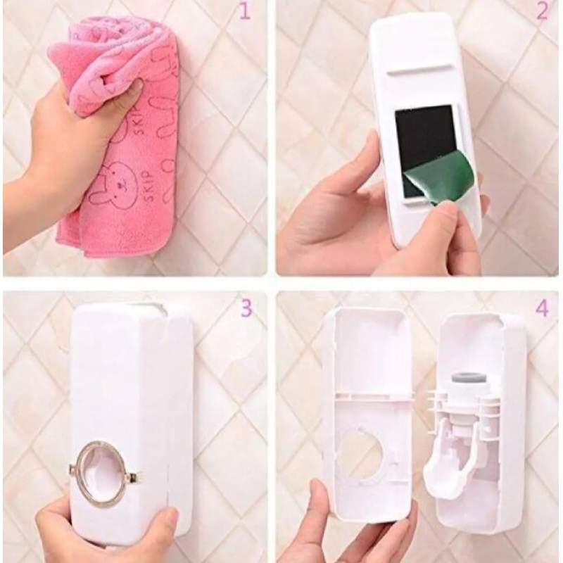Picture of Automatic Toothpaste Dispenser - White