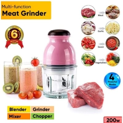 Picture of Multi-Functional Food Processor, Blender, Mixer, Grinder and Chopper - Multicolor