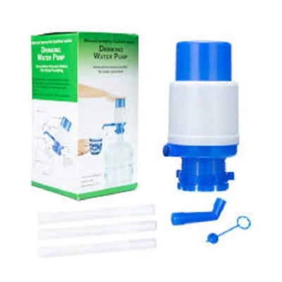 Picture of Manual Water Bottle Pump for 2-5 Gallon Bottles - White/Blue