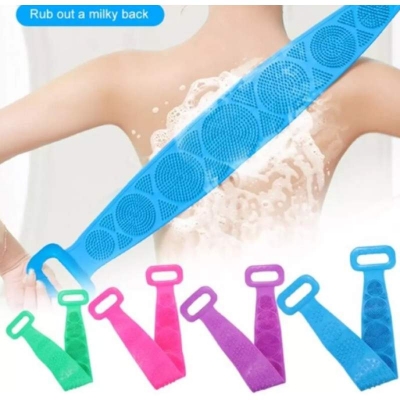 Picture of Silicone Bath Body Brush and Shower Back Scrubber - Multicolor