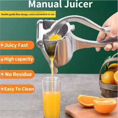 Picture of Aluminum Manual Fruit Juicer Hand Squeezer - Silver