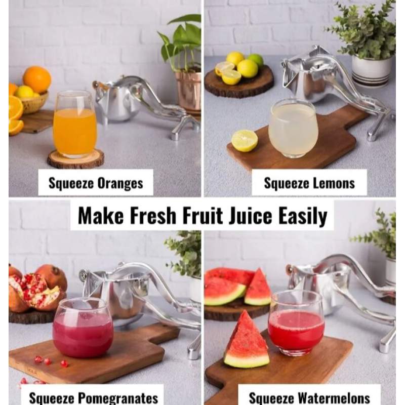 Picture of Aluminum Manual Fruit Juicer Hand Squeezer - Silver