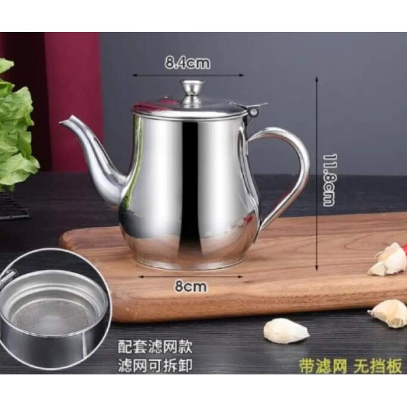 Picture of Stainless Steel Oil Filter Kettle and Seasoning Dispenser