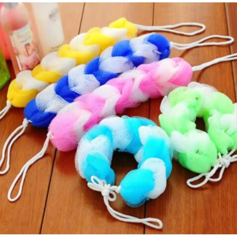 Picture of Flower-Shaped Bath Loofah Sponge - Random Color - Multicolor