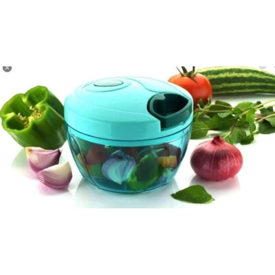 Picture of Mini Handheld Plastic Chopper with 3 Blades - Multicolor