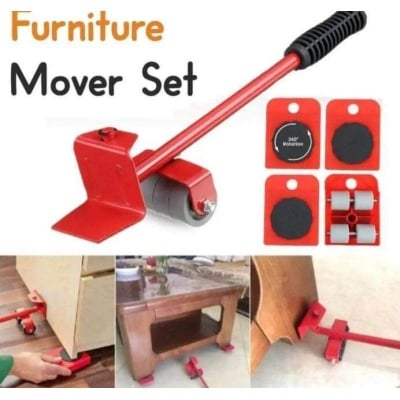 Picture of 5-Piece Furniture Mover Lifter and Slider Set - Multicolor