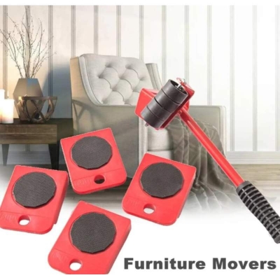 Picture of 5-Piece Furniture Mover Lifter and Slider Set - Multicolor