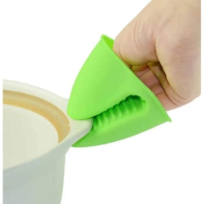 Picture of 2-Piece Silicone Oven Pot Holder Gloves - Multicolor