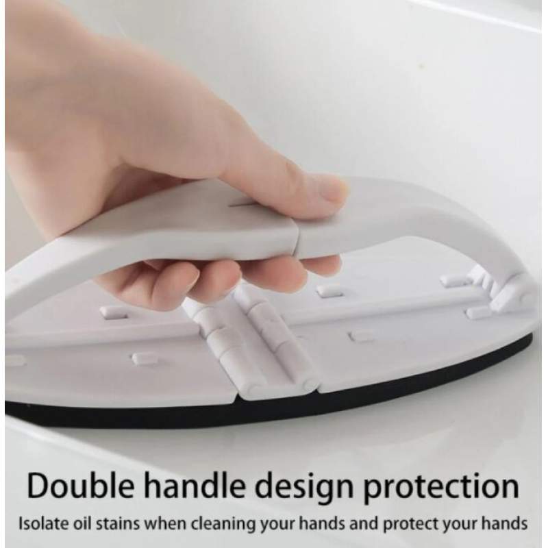 Picture of Foldable Cleaning Brush with Handle for Kitchen, Bathroom and Glass - Multicolor