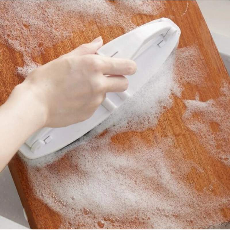 Picture of Foldable Cleaning Brush with Handle for Kitchen, Bathroom and Glass - Multicolor
